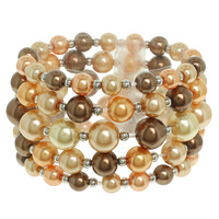 MULTI ROW PEARL STRETCH BRACELET SET
